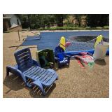Large Lot of Pool Toys and items for Children.