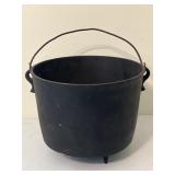 Antique cast-iron cauldron or cowboy bean pot