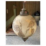 Gorgeous Antique Large Hanging Light.  Needs