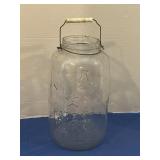 Oversize vintage Mason pickle jar or
