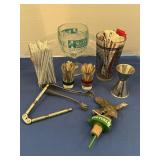Vintage Wild Turkey whiskey pourer and stopper,