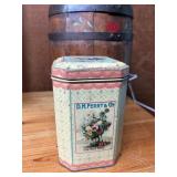 Ferry-Morse Seed Co Floral Seed Tin Vintage Style