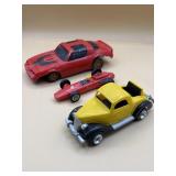 Vintage lot of plastic cars knickerbocker and