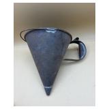 Large antique funnel with handle