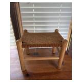 Vintage  Woven Leather Arts And Crafts Oak