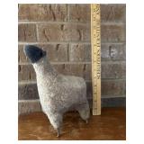 Primitive FOLK ART SHEEP Hand Made Stuffed Linen