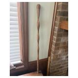 Antique Twisted wood cane