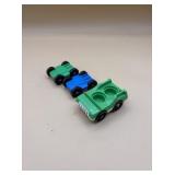 2 VTG Fisher Price Tumbling Racers Standing