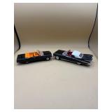 Vintage lot of 2 built model cars