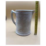 Antique White Ironstone Pitcher James Shaw N Y