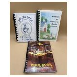 Vintage lot of spiral bound cookbooks