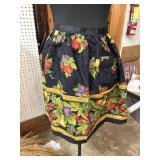Vintage fruit themed apron