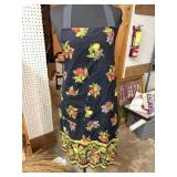 Vintage fruit themed apron