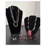 Costume Purple Reds Jewelry