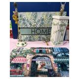 Garden Decor Lamps and Rugs