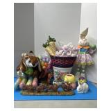 Huge Easter lot, baskets, eggs, rabbits & more