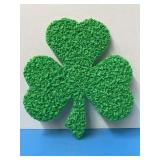 Vintage,  melted plastic,  popcorn shamrock