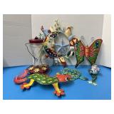 Hummingbird feeder & yard decor