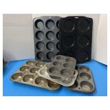 Pans, lot of 6
