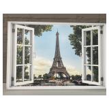 Large canvas print of the Eiffel Tower. 24x36