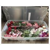 Beautiful floral and  tote with wheels