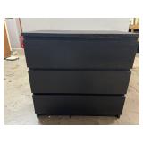 IKEA Malm, 3 door chest.  31.5x19x30.5