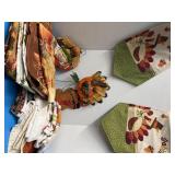 Thanksgiving flags, tablecloths, runners & decor