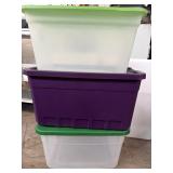 Three Medium Totes