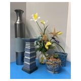 House Decor, florals, vases & candle stand