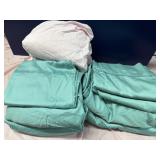 King Sheet Sets pink green