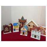 Christmas Village and Merry Go Round candy Cane