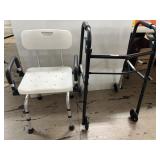 Shower chair & walker