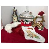 Holly Jolly Christmas with Snowman Bridge