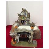 Lemax Halloween House and Decor