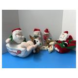 Animated holiday toys, found as is.