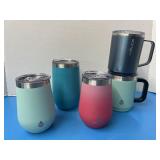 Stainless steel tumblers