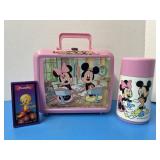 Vintage, Walt Disney, Mickey & Minnie lunchbox