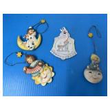 Vintage Ferrandiz & Precious Moment ornaments