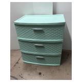 Sterilite, 3 drawer cabinet