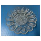 Vintage, Indiana glass company, deviled egg tray