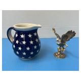 USA Eagle & vase