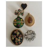 Vintage Brooch lot
