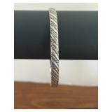Sterling Silver Dane Craft Bangle Bracelet