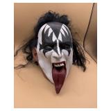 Gene Simmons KISS  Rubber  Pull Over Mask W Hair