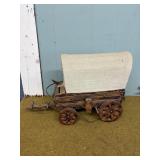 Vintage Covered Wagon LAMP Corded Electric Old