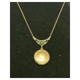 Vintage Sarah Coventry Gold Tone Lavaliere Locket