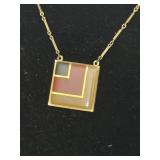 VINTAGE SIGNED SARAH COVENTRY GOLDTONE FRONT ROW