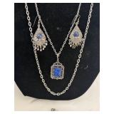 VTG Sarah Coventry Roman Holiday 44' Silver Tone