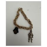 vintage 1977 Star Wars Charm Bracelet featuring a
