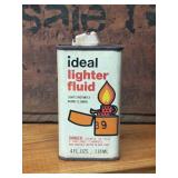 Vintage Ideal Lighter Fluid Tin, Great Graphics!
